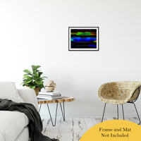 Color Blur Abstract Photo Fine Art Canvas & Unframed Wall Art Prints 16" x 20" / Classic Paper - Unframed - PIPAFINEART