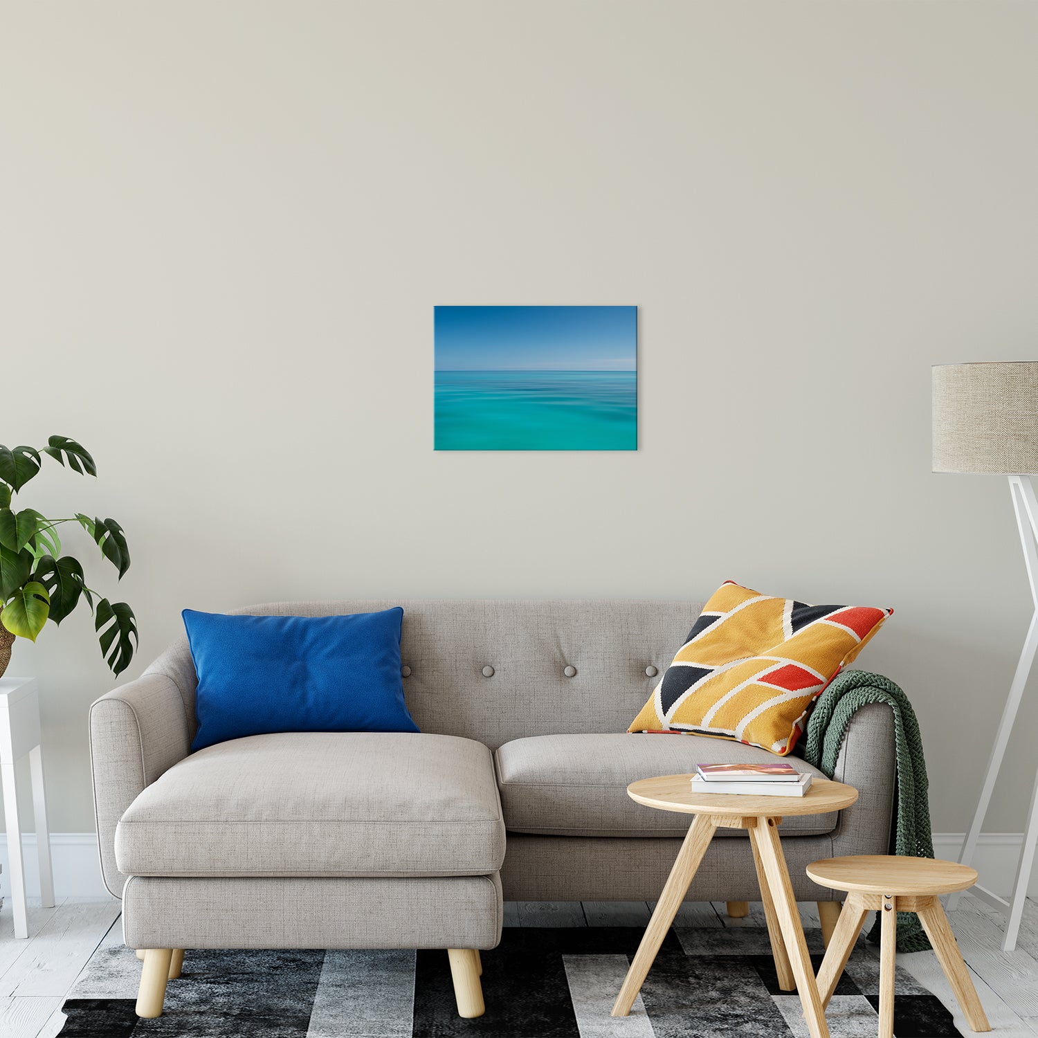 Colors of The Tropical Sea Abstract Coastal Landscape Fine Art Canvas Prints 16" x 20" - PIPAFINEART