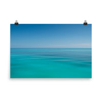 Colors of The Tropical Sea Abstract Coastal Landscape Photo Paper Poster - PIPAFINEART