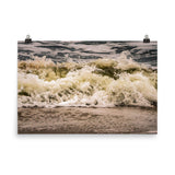 Crashing Ashore Coastal Nature Photo Loose Unframed Wall Art Prints - PIPAFINEART