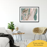 Acrylic Dirty Paint 20 Abstract Art, Fluid Art Fine Art Canvas &  Unframed Wall Art Prints 30" x 40" / Classic Paper - Unframed - PIPAFINEART