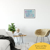 Acrylic Dirty Paint 23 Abstract Art, Fluid Art Fine Art Canvas &  Unframed Wall Art Prints 16" x 20" / Classic Paper - Unframed - PIPAFINEART