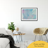 Acrylic Dirty Paint 23 Abstract Art, Fluid Art Fine Art Canvas &  Unframed Wall Art Prints 24" x 36" / Classic Paper - Unframed - PIPAFINEART
