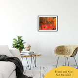 Acrylic Dirty Paint 24 Abstract Art, Fluid Art Fine Art Canvas &  Unframed Wall Art Prints 20" x 24" / Classic Paper - Unframed - PIPAFINEART