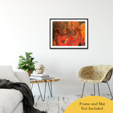 Acrylic Dirty Paint 24 Abstract Art, Fluid Art Fine Art Canvas &  Unframed Wall Art Prints 24" x 36" / Classic Paper - Unframed - PIPAFINEART
