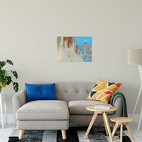 Acrylic Dirty Paint 27 Abstract Art, Fluid Art Fine Art Canvas &  Unframed Wall Art Prints 20" x 24" / Fine Art Canvas - PIPAFINEART