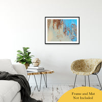 Acrylic Dirty Paint 27 Abstract Art, Fluid Art Fine Art Canvas &  Unframed Wall Art Prints 24" x 36" / Classic Paper - Unframed - PIPAFINEART