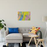Acrylic Dirty Paint 33 Abstract Art, Fluid Art Fine Art Canvas &  Unframed Wall Art Prints 20" x 30" / Fine Art Canvas - PIPAFINEART