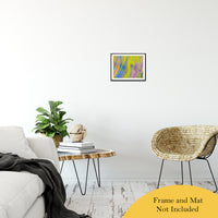 Acrylic Dirty Paint 33 Abstract Art, Fluid Art Fine Art Canvas &  Unframed Wall Art Prints 11" x 14" / Classic Paper - Unframed - PIPAFINEART