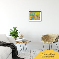 Acrylic Dirty Paint 33 Abstract Art, Fluid Art Fine Art Canvas &  Unframed Wall Art Prints 16" x 20" / Classic Paper - Unframed - PIPAFINEART