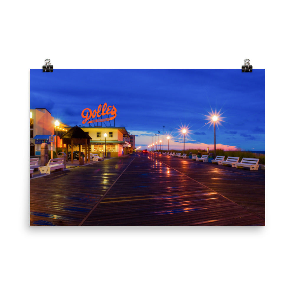 Early Morning At Dolles Urban Landscape Loose Unframed Wall Art Prints - PIPAFINEART