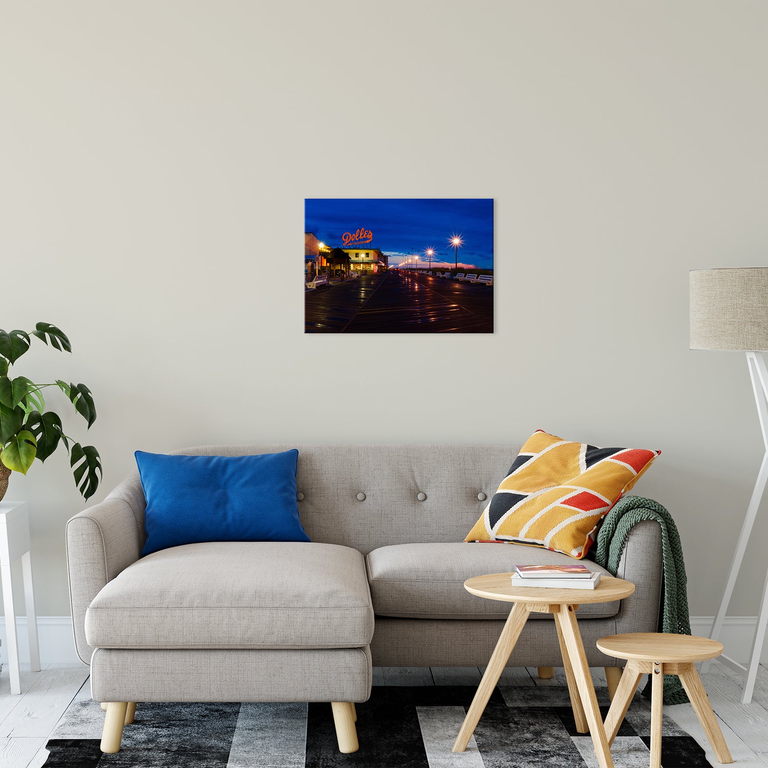 Early Morning at Dolles Night Photo Fine Art Canvas Wall Art Prints 20" x 24" / Fine Art Canvas - PIPAFINEART