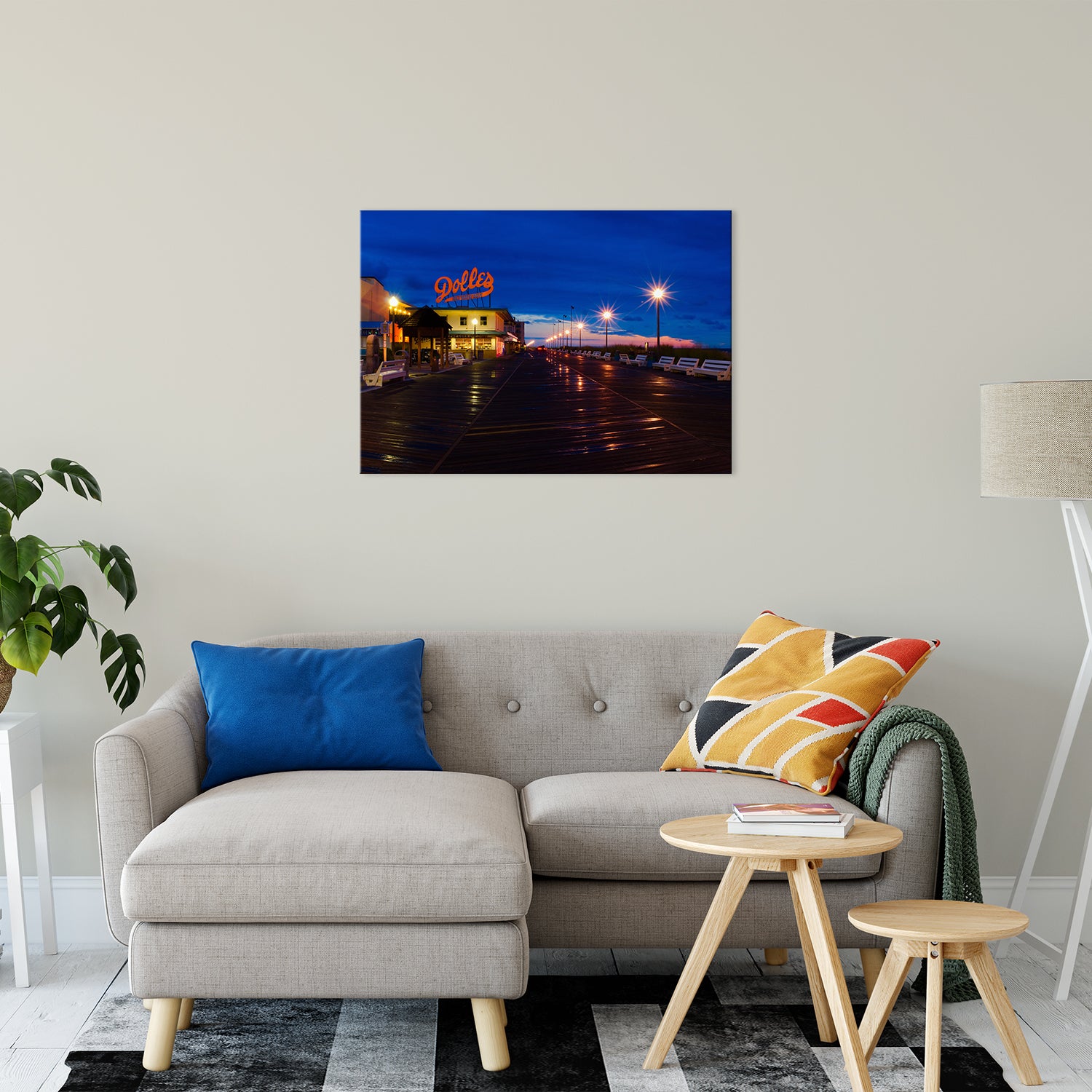 Early Morning at Dolles Night Photo Fine Art Canvas Wall Art Prints 24" x 36" / Fine Art Canvas - PIPAFINEART