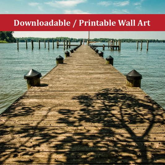 Endless Dock Landscape Photo DIY Wall Decor Instant Download Print - Printable  - PIPAFINEART
