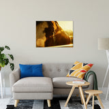Evening Flare Animal / Horse Photograph Fine Art Canvas & Unframed Wall Art Prints 24" x 36" / Canvas Fine Art - PIPAFINEART