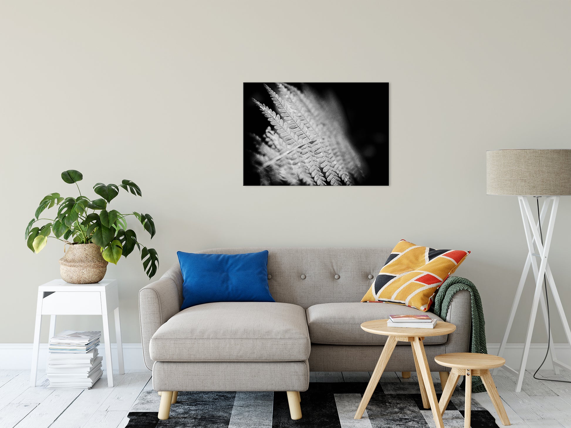 Fern Leaf in the Sunlight Botanical / Nature Photo Fine Art Canvas Wall Art Prints 24" x 36" - PIPAFINEART