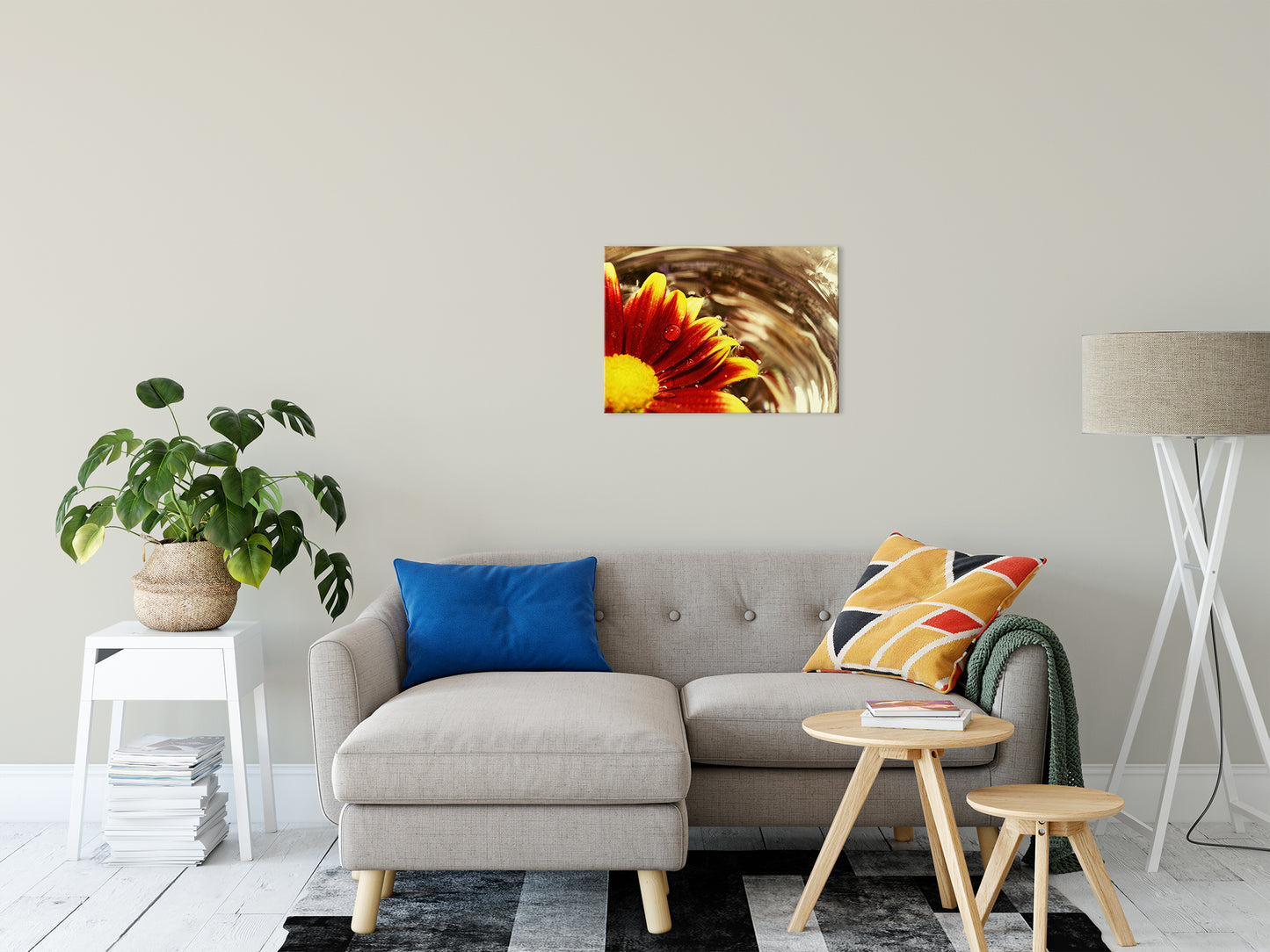 Floating Mum Nature / Floral Photo Fine Art Canvas Wall Art Prints 20" x 24" - PIPAFINEART