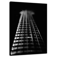 Frets and Cords Black and White Abstract Photo Fine Art Canvas & Unframed Wall Art Prints  - PIPAFINEART