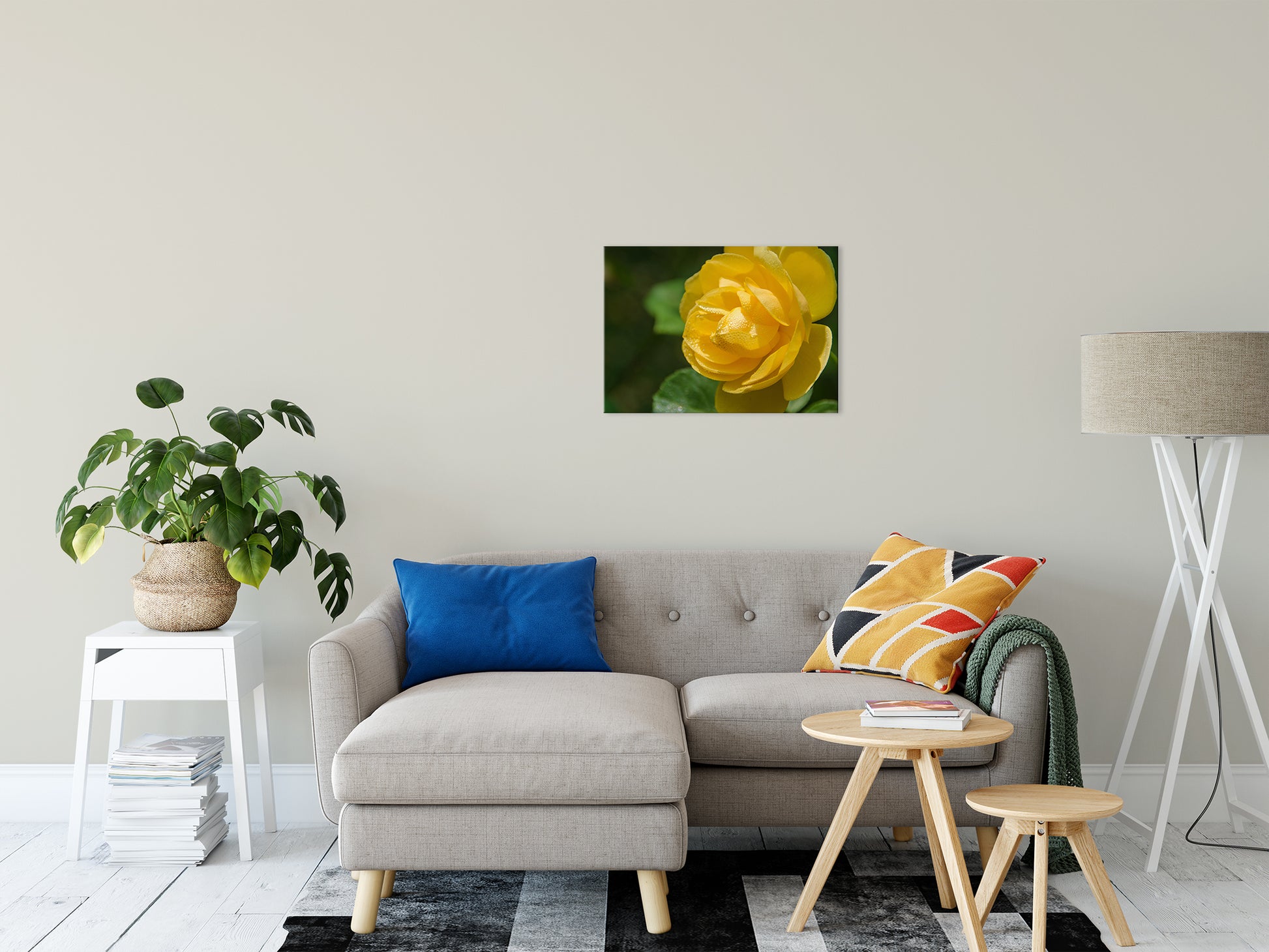 Friendship Rose Nature / Floral Photo Fine Art Canvas Wall Art Prints 20" x 24" - PIPAFINEART