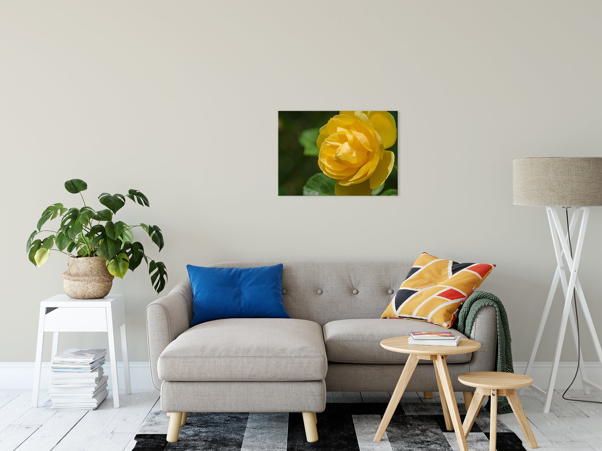 Friendship Rose Nature / Floral Photo Fine Art Canvas Wall Art Prints 20" x 30" - PIPAFINEART