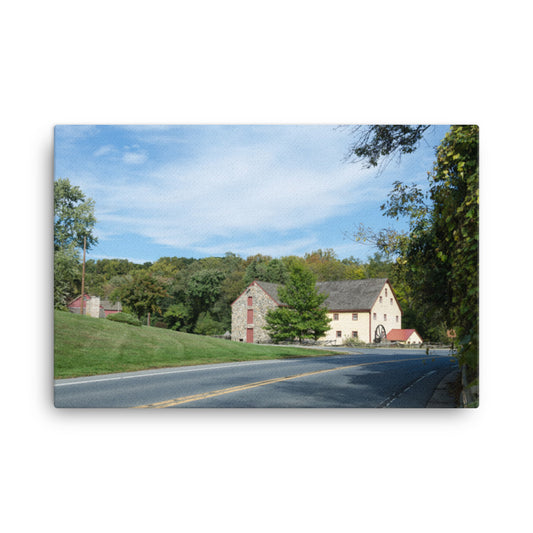 Greenbank Mill Summer Rural Landscape Canvas Wall Art Prints