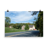 Greenbank Mill Summer Color Landscape Photo Loose Wall Art Prints - PIPAFINEART