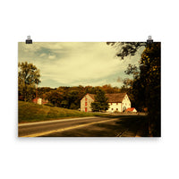 Greenbank Mill Summer Colorized Landscape Photo Loose Wall Art Prints - PIPAFINEART