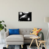 Harley in the Rain Abstract Photo Fine Art Canvas & Unframed Wall Art Prints 20" x 30" / Fine Art Canvas - PIPAFINEART