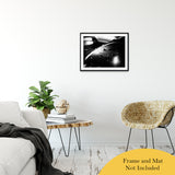 Harley in the Rain Abstract Photo Fine Art Canvas & Unframed Wall Art Prints 20" x 30" / Classic Paper - Unframed - PIPAFINEART