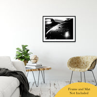 Harley in the Rain Abstract Photo Fine Art Canvas & Unframed Wall Art Prints 24" x 36" / Classic Paper - Unframed - PIPAFINEART