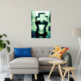 Heads of Kings in Green Abstract Photo Fine Art Canvas & Unframed Wall Art Prints 24" x 36" / Fine Art Canvas - PIPAFINEART