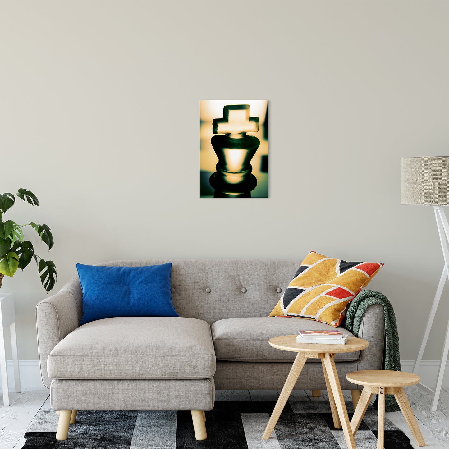 Heads of Kings (Yellow) Abstract Photo Fine Art Canvas & Unframed Wall Art Prints 16" x 20" / Fine Art Canvas - PIPAFINEART