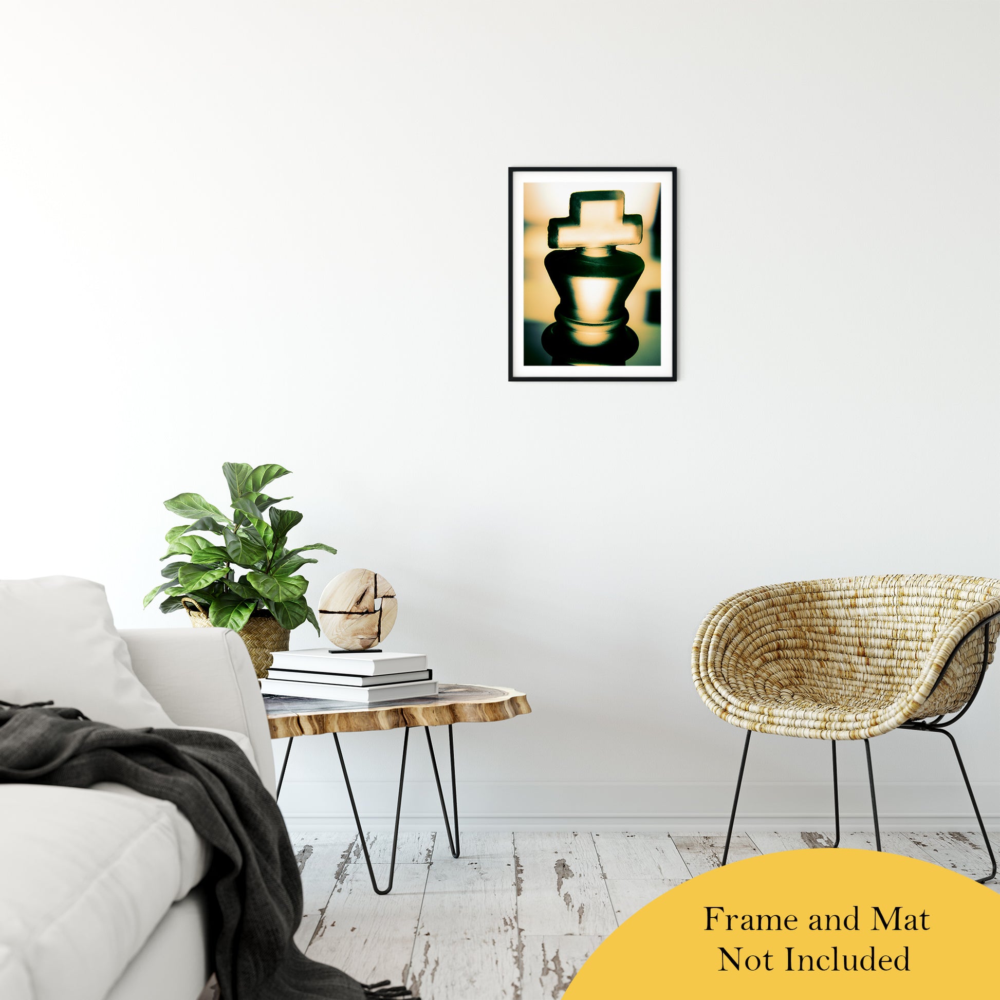 Heads of Kings (Yellow) Abstract Photo Fine Art Canvas & Unframed Wall Art Prints 16" x 20" / Classic Paper - Unframed - PIPAFINEART
