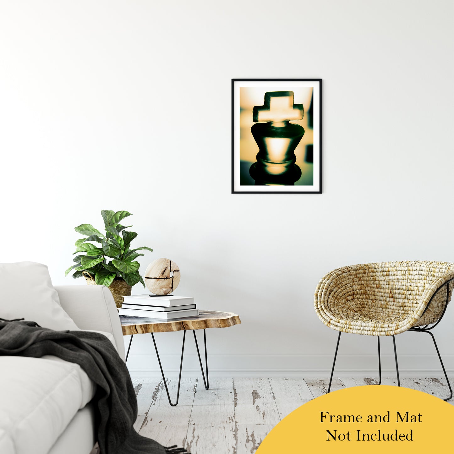 Heads of Kings (Yellow) Abstract Photo Fine Art Canvas & Unframed Wall Art Prints 20" x 24" / Classic Paper - Unframed - PIPAFINEART