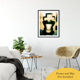 Heads of Kings (Yellow) Abstract Photo Fine Art Canvas & Unframed Wall Art Prints 24" x 36" / Classic Paper - Unframed - PIPAFINEART