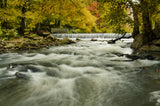 Waterfalls in the Autumn Foliage Landscape Photo DIY Wall Decor Instant Download Print - Printable  - PIPAFINEART