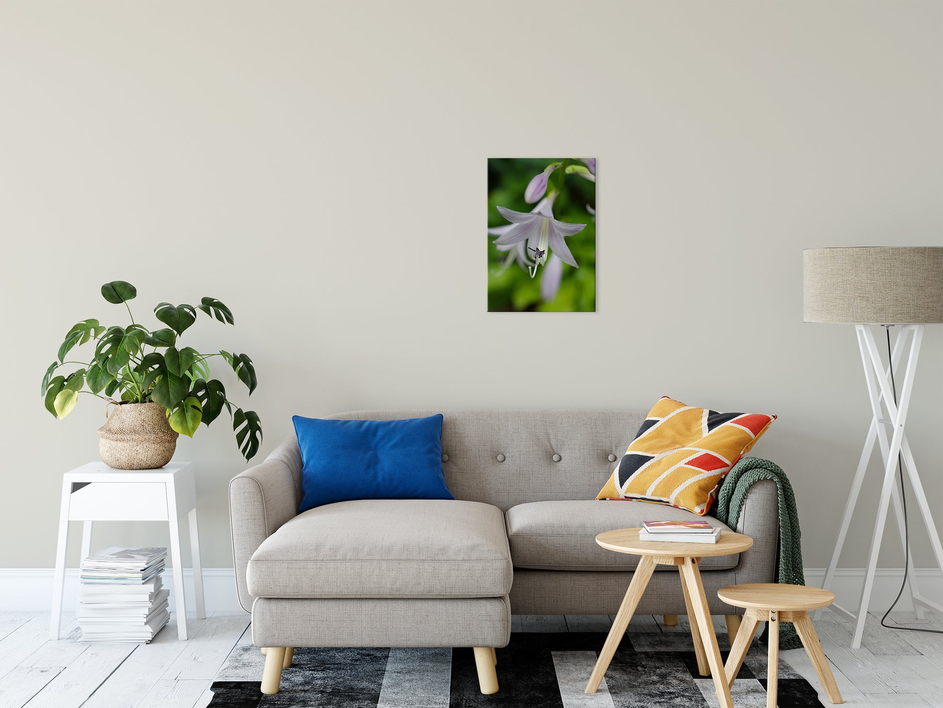 Hosta Bloom Nature / Floral Photo Fine Art Canvas Wall Art Prints 16" x 20" - PIPAFINEART