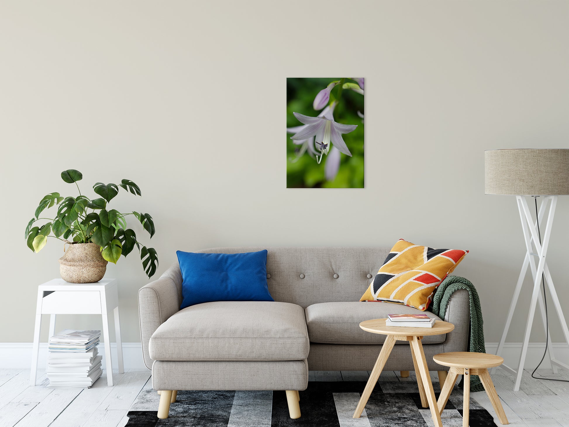 Hosta Bloom Nature / Floral Photo Fine Art Canvas Wall Art Prints 20" x 24" - PIPAFINEART