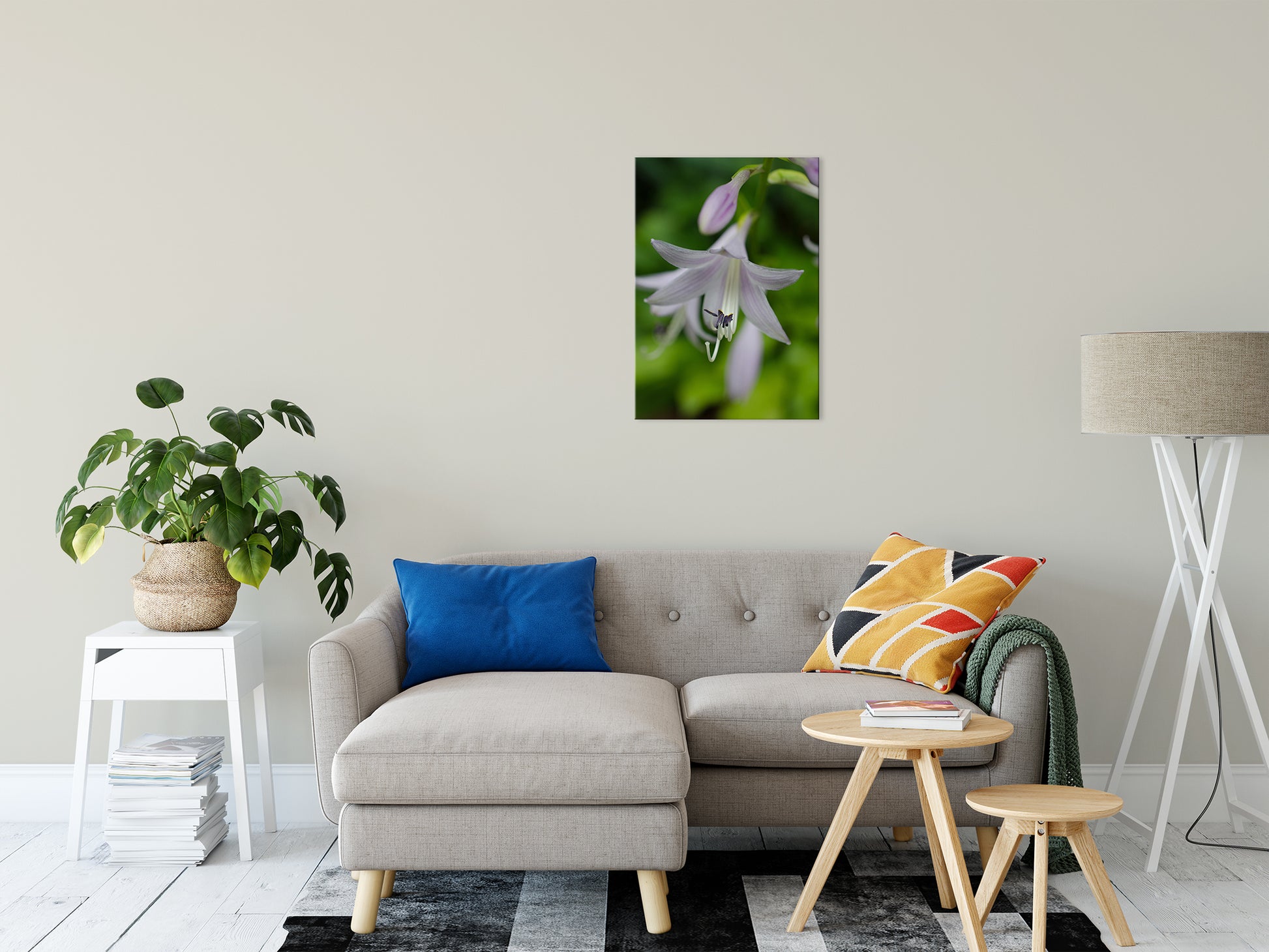 Hosta Bloom Nature / Floral Photo Fine Art Canvas Wall Art Prints 20" x 30" - PIPAFINEART