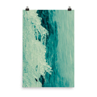Ice and Falls Abstract Nature Photo Loose Unframed Wall Art Prints - PIPAFINEART