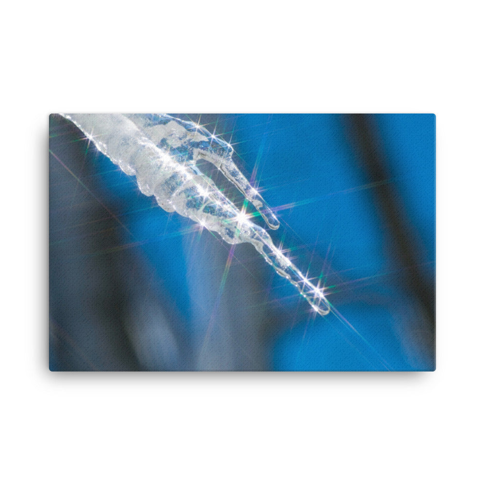 Icicle Nature Canvas Wall Art Prints