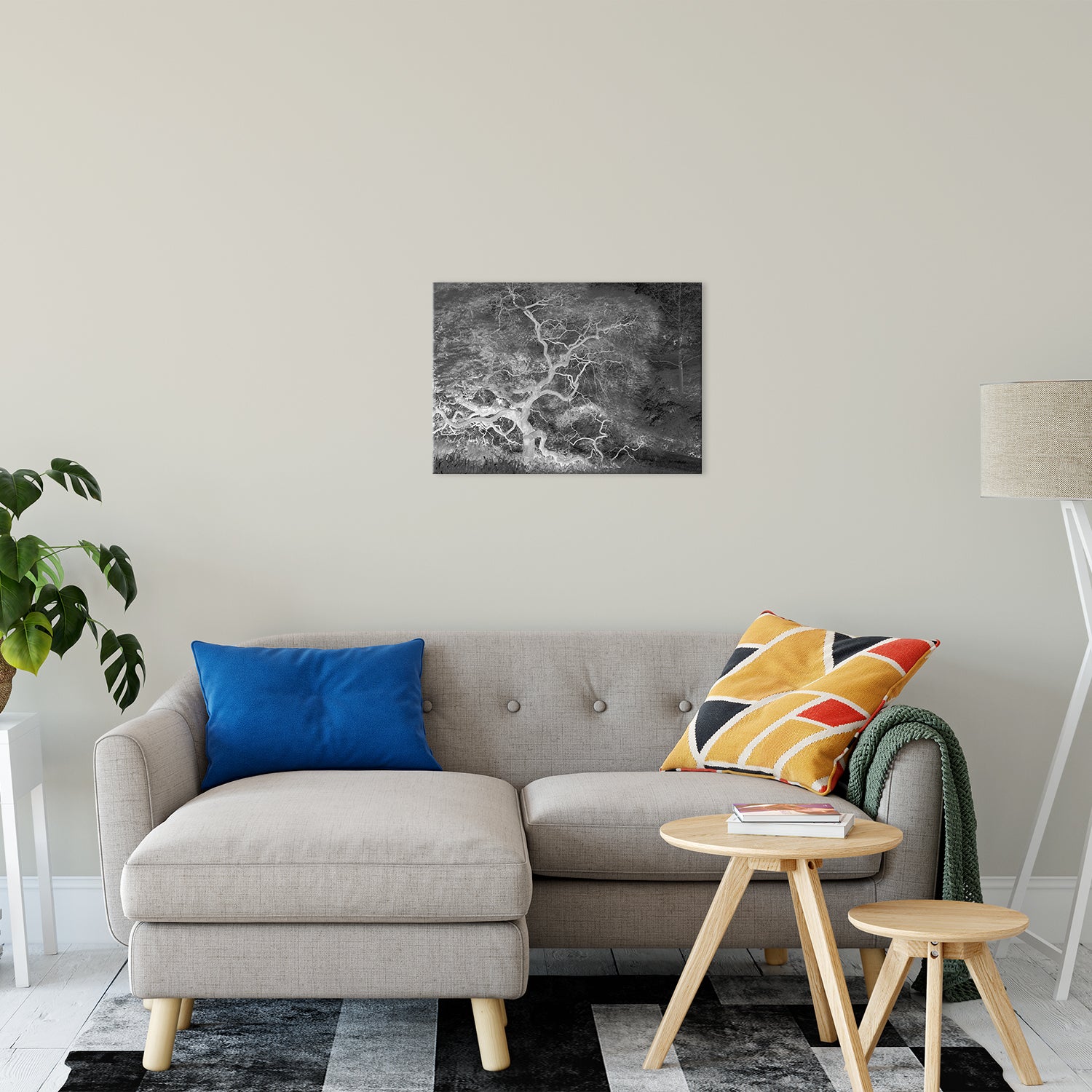 Infrared Japanese Maple Abstract Photo Fine Art Canvas & Unframed Wall Art Prints 20" x 24" / Fine Art Canvas - PIPAFINEART