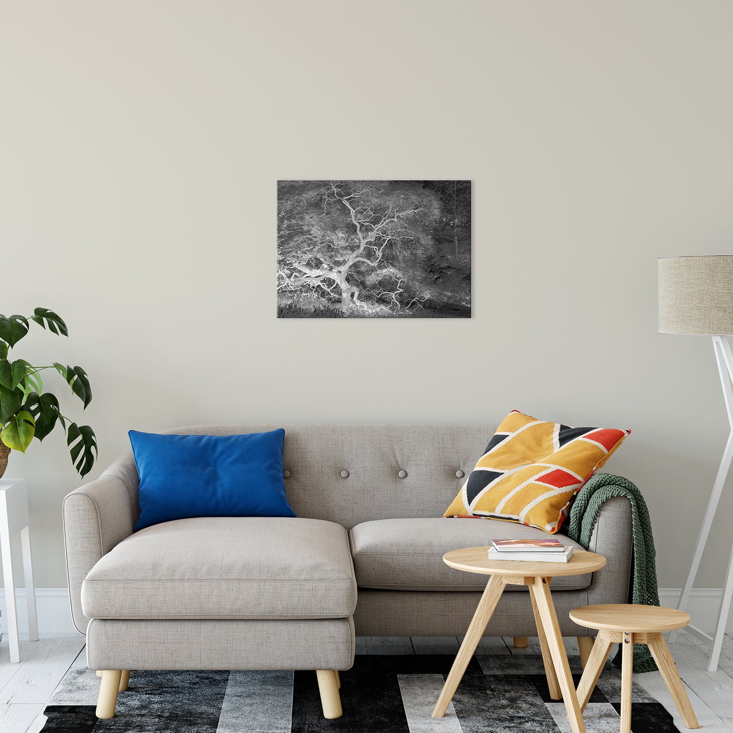 Infrared Japanese Maple Abstract Photo Fine Art Canvas & Unframed Wall Art Prints 20" x 30" / Fine Art Canvas - PIPAFINEART