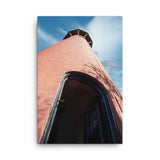 Jupiter Lighthouse Against Sky Color Coastal Landscape Photo Canvas Wall Art Print