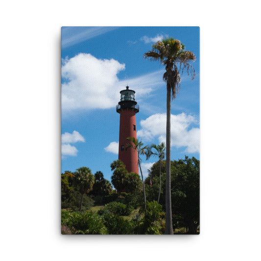 Jupiter Lighthouse Color Coastal Landscape Canvas Wall Art Prints