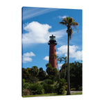 Jupiter Lighthouse Color Coastal Landscape Photo Fine Art Canvas Wall Art Prints  - PIPAFINEART