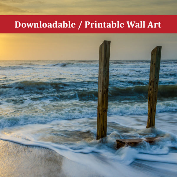 Kissed by the Sea Landscape Photo DIY Wall Decor Instant Download Print - Printable  - PIPAFINEART