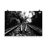 Lead Me Into The Light Black and White Landscape Photo Loose Wall Art Prints - PIPAFINEART