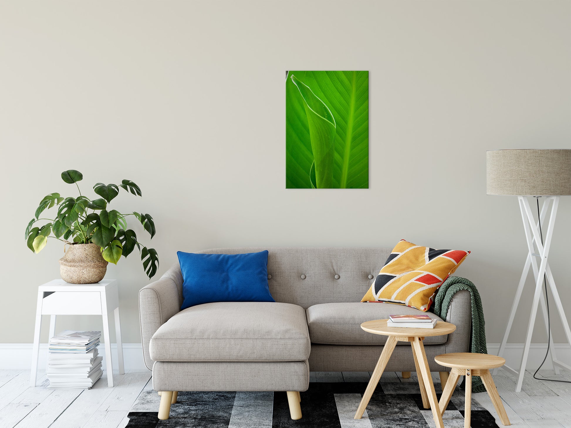 Leaves Canna Lily Plant Nature / Botanical Photo Fine Art Canvas Wall Art Prints 20" x 30" - PIPAFINEART
