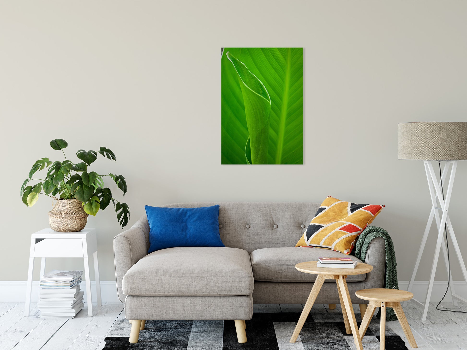 Leaves Canna Lily Plant Nature / Botanical Photo Fine Art Canvas Wall Art Prints 24" x 36" - PIPAFINEART